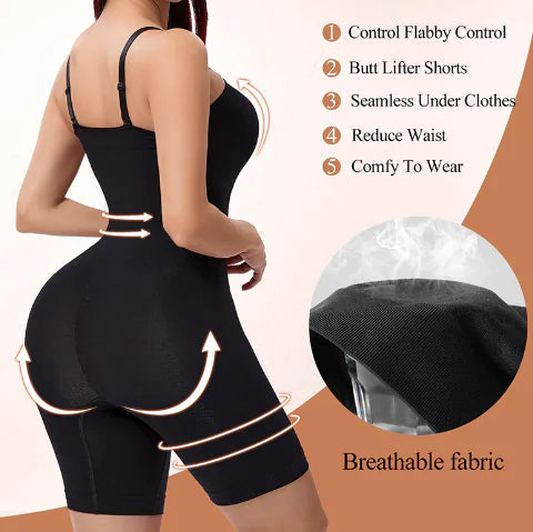 ApexFit Strapless Seamless Bodysuit Shapewear - fit