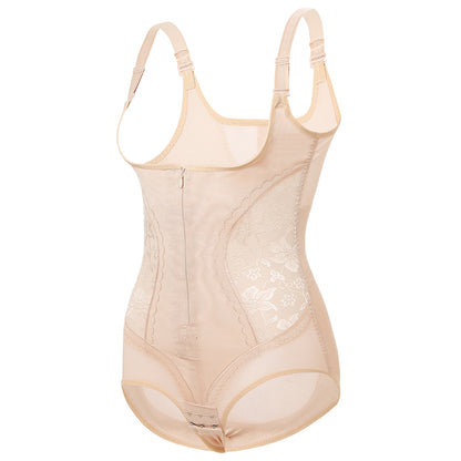 CurvEnhance Plus Size Zip Bodysuit