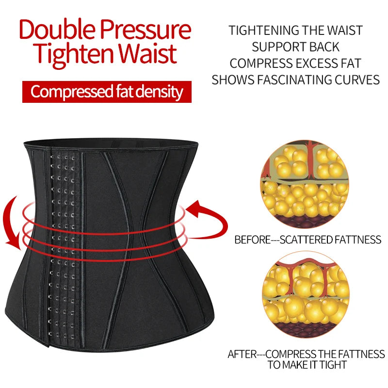 ApexFit SculptFit™ Steel Bone Waist Trainer Corset — Maximum Compression Shapewear
