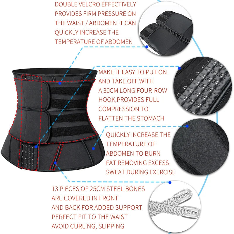 ApexFit SculptFit™ Steel Bone Waist Trainer Corset — Maximum Compression Shapewear