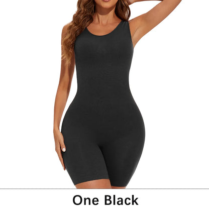 Full Body Shapewear Bodysuit – Tummy Control & Seamless Sculpting Shorts | ApexFit
