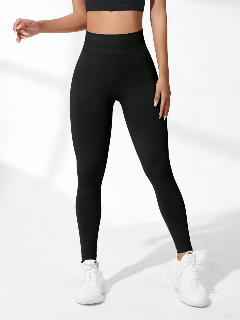 ApexFit Women’s Seamless High Waisted Yoga Leggings | Stretchy Breathable Gym & Workout Pants