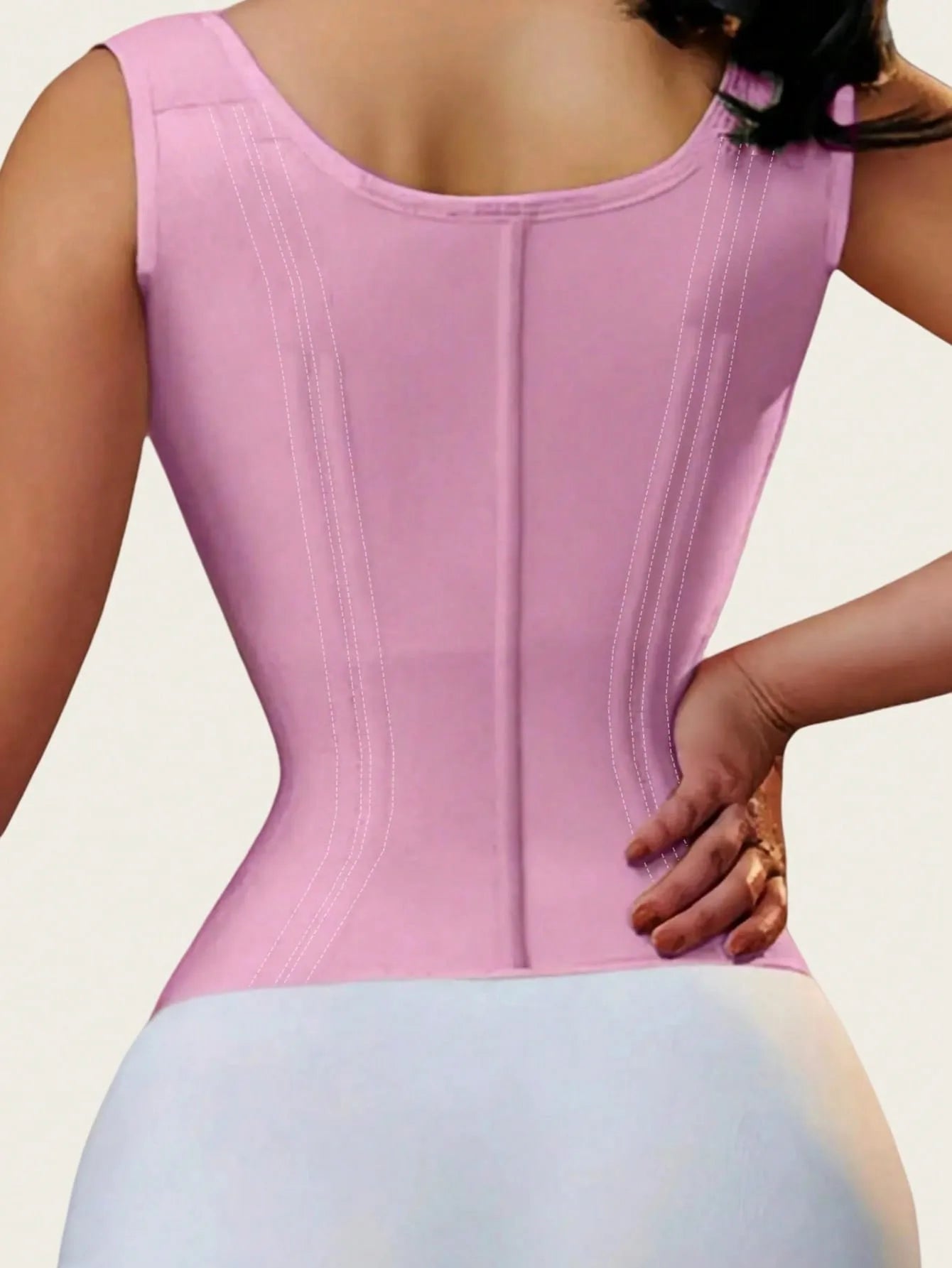ApexFit LatexFlex™ Waist Trainer Corset — Zipper & Hook Slimming Girdle