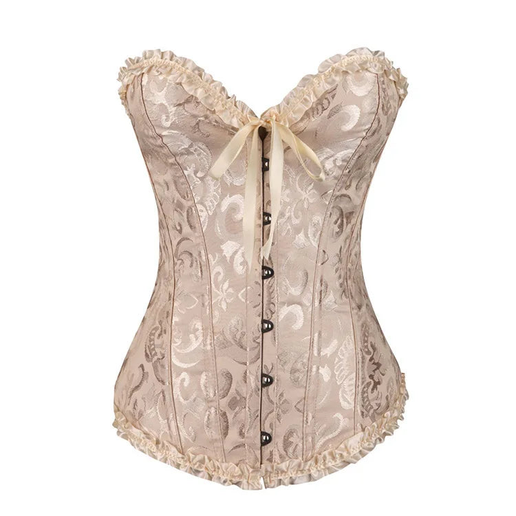 Pink Lace Overbust Corset | ApexFit