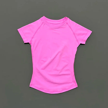 ApexFit Women’s Seamless Short Sleeve Sports Top | Breathable Gym, Running & Yoga Workout T-Shirt