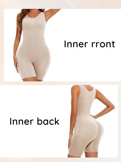 Full Body Shapewear Bodysuit – Tummy Control & Seamless Sculpting Shorts | ApexFit