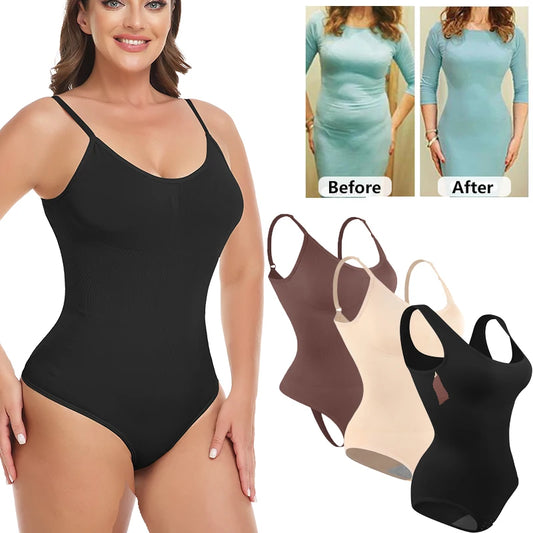 P lus Size Seamless Shapewear Bodysuit | ApexFit