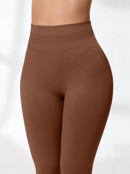 ApexFit Women’s Seamless High Waisted Yoga Leggings | Stretchy Breathable Gym & Workout Pants