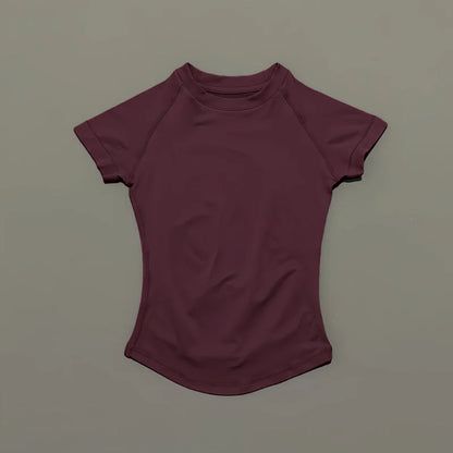 ApexFit Women’s Seamless Short Sleeve Sports Top | Breathable Gym, Running & Yoga Workout T-Shirt