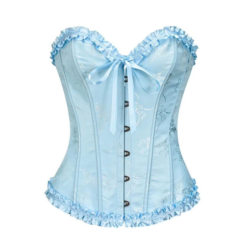 Pink Lace Overbust Corset | ApexFit