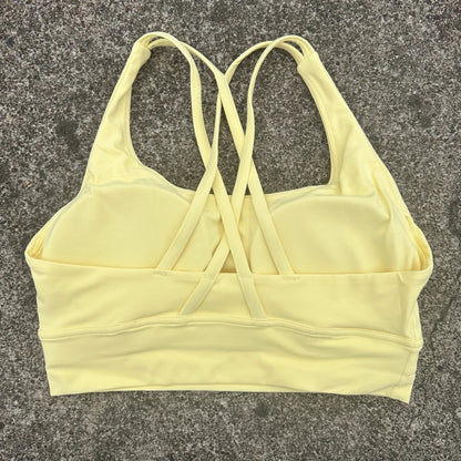 ApexFit Women’s Cross Back Sports Bra with Removable Pads | High Support Gym, Running & Yoga Top