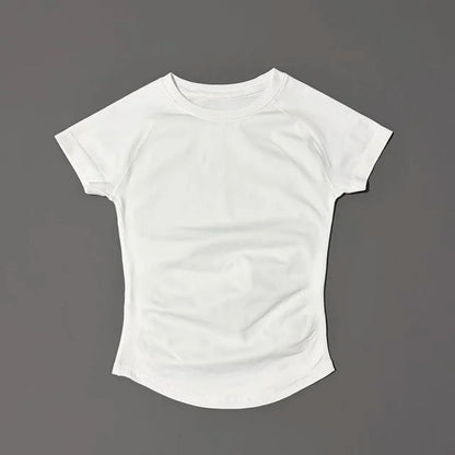 ApexFit Women’s Seamless Short Sleeve Sports Top | Breathable Gym, Running & Yoga Workout T-Shirt