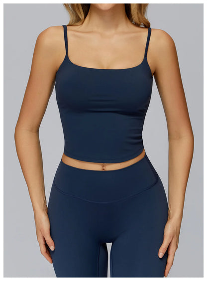 ApexFit Women’s Cross Back Sports Tank Top | Breathable Gym, Running & Yoga Workout Vest