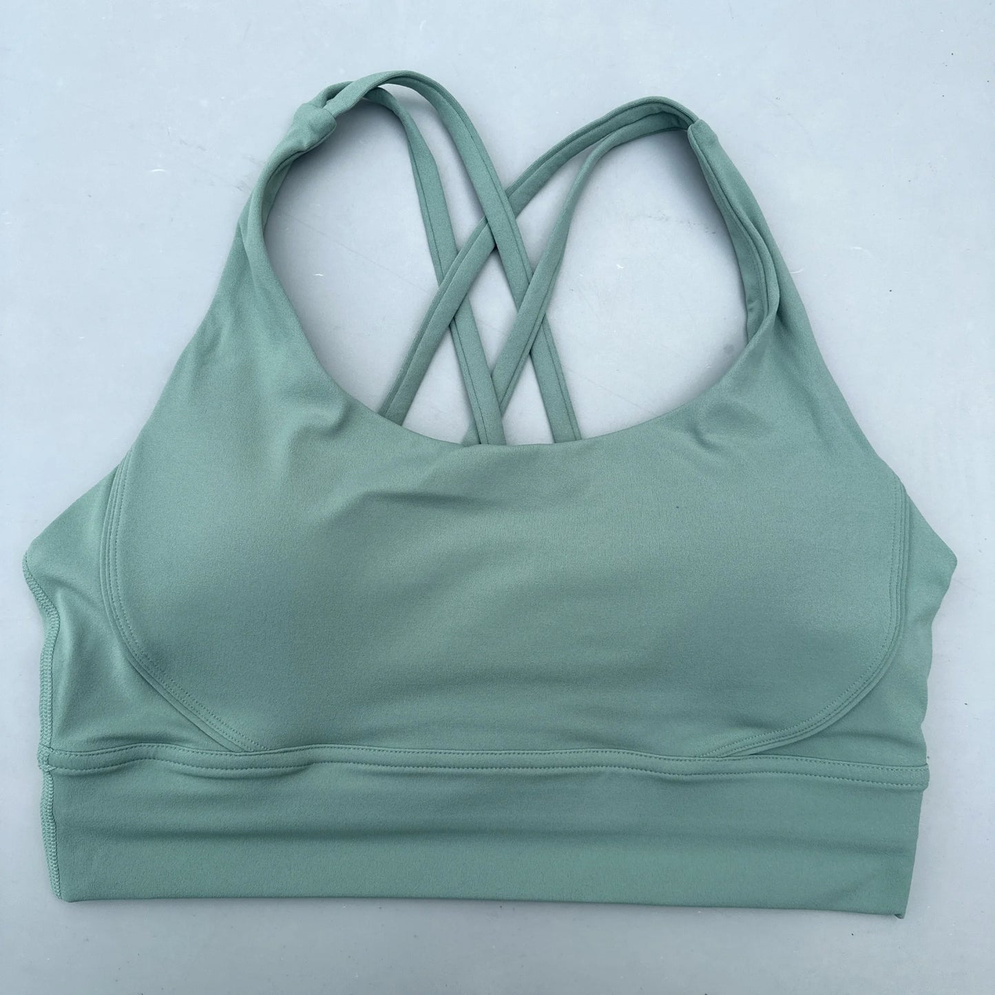 ApexFit Women’s Cross Back Sports Bra with Removable Pads | High Support Gym, Running & Yoga Top