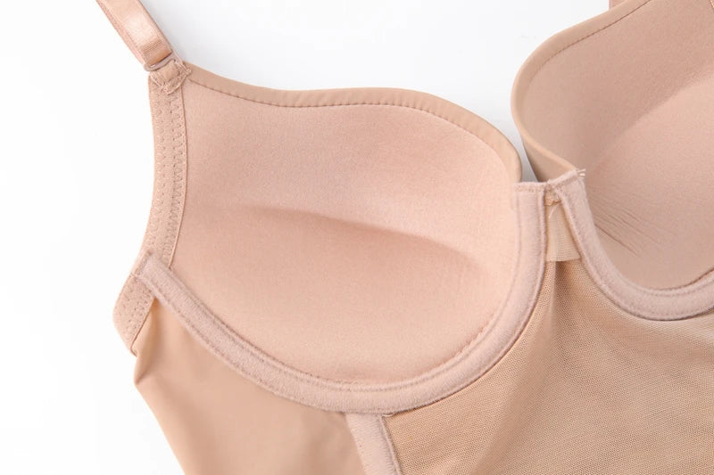 ApexFit SteelBone™ Full Body Shaper — Thong Bodysuit with Tummy Control & Back Support