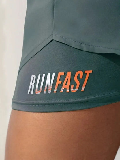 ApexFit Women’s High Waisted 2-in-1 Yoga Shorts | Running, Gym & Training Activewear Shorts