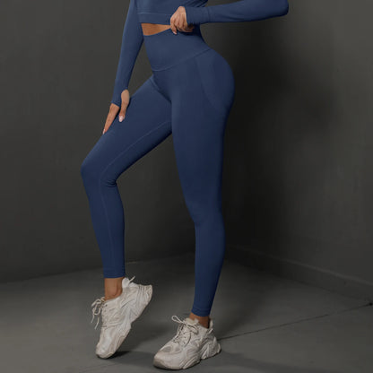 ApexFit Women’s Seamless High Waisted Gym Leggings | Stretchy Yoga & Fitness Workout Pants