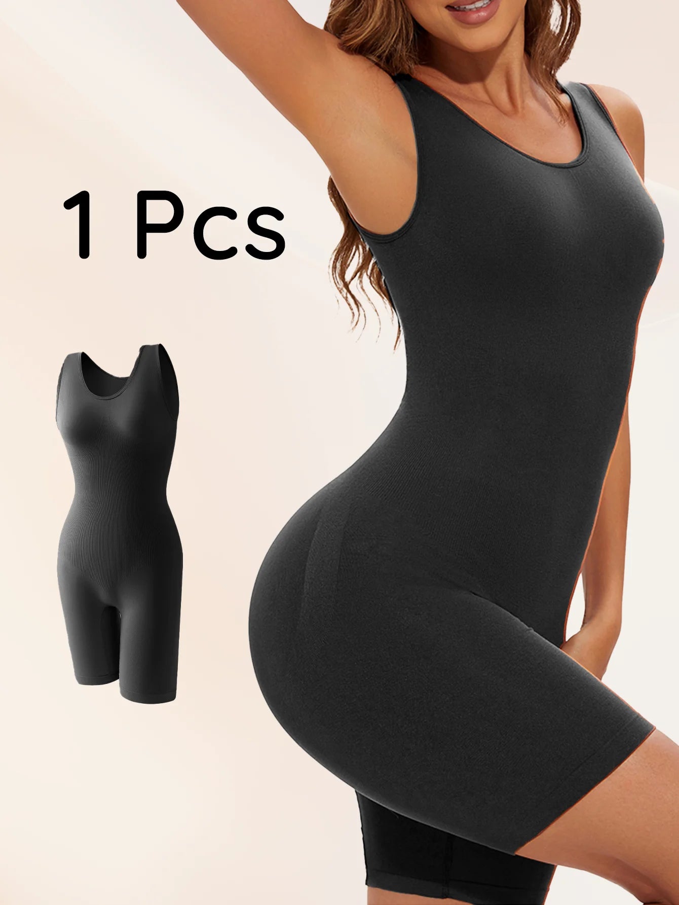 Full Body Shapewear Bodysuit – Tummy Control & Seamless Sculpting Shorts | ApexFit