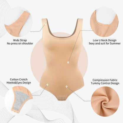 P lus Size Seamless Shapewear Bodysuit | ApexFit