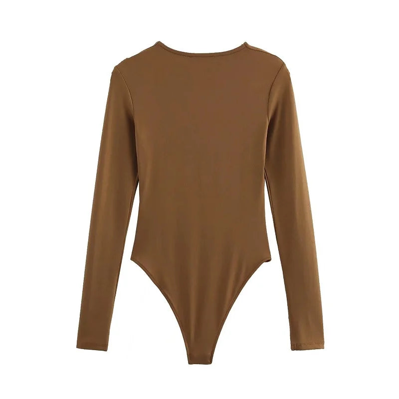 ApexFit SculptSleeve™ Long Sleeve Bodysuit