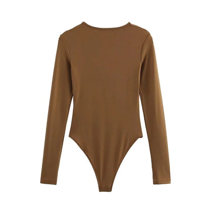 ApexFit SculptSleeve™ Long Sleeve Bodysuit