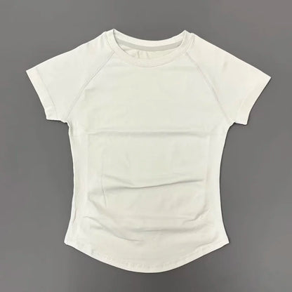 ApexFit Women’s Seamless Short Sleeve Sports Top | Breathable Gym, Running & Yoga Workout T-Shirt