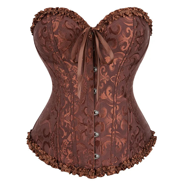 Pink Lace Overbust Corset | ApexFit