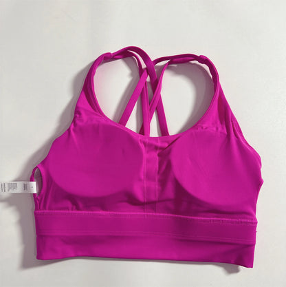 ApexFit Women’s Cross Back Sports Bra with Removable Pads | High Support Gym, Running & Yoga Top