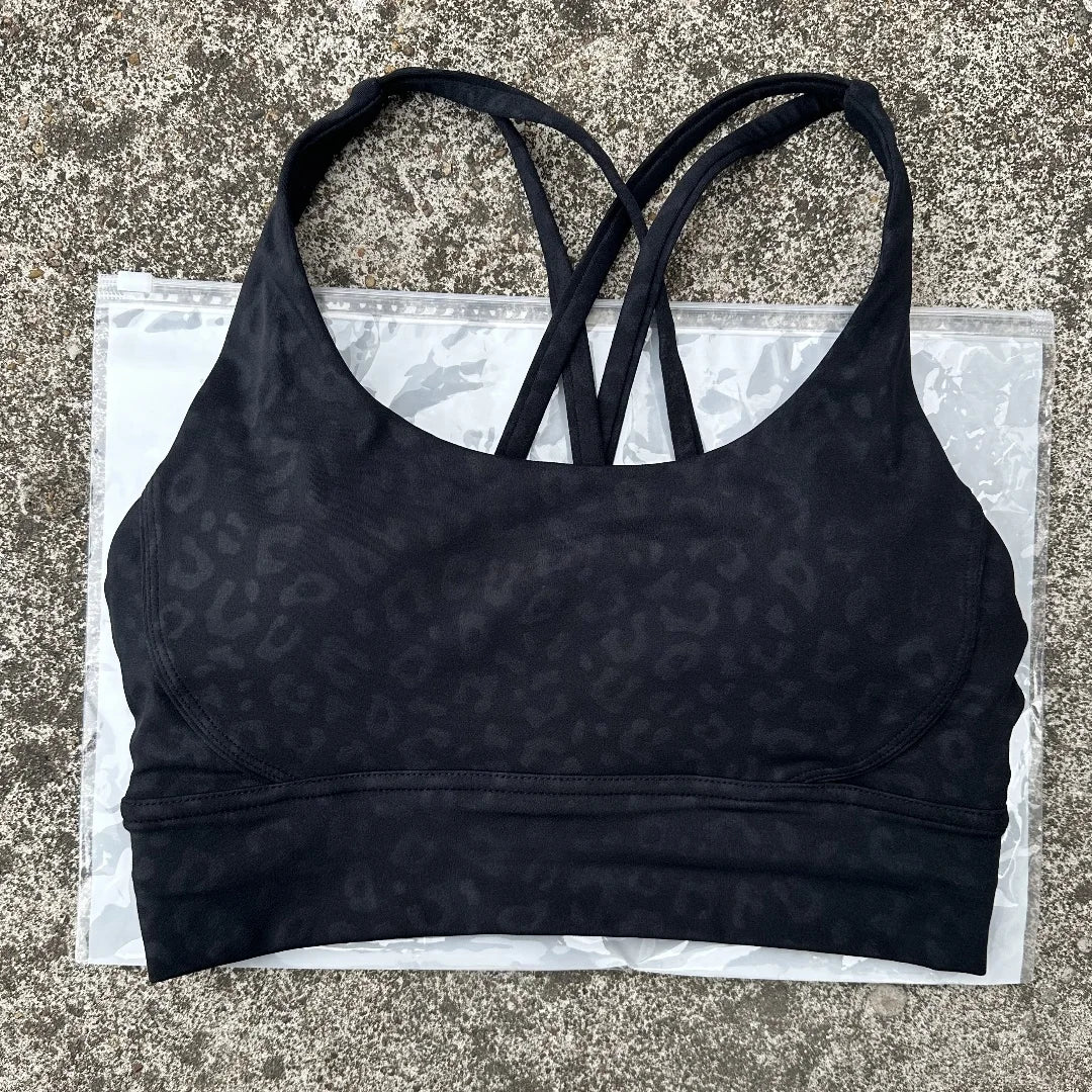 ApexFit Women’s Cross Back Sports Bra with Removable Pads | High Support Gym, Running & Yoga Top