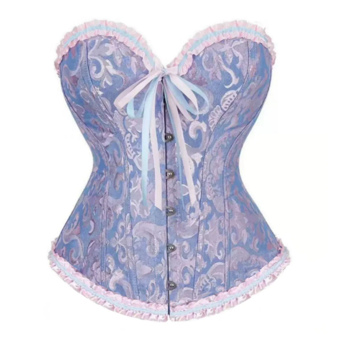 Pink Lace Overbust Corset | ApexFit