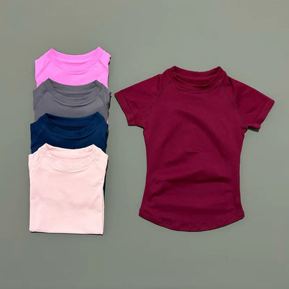 ApexFit Women’s Seamless Short Sleeve Sports Top | Breathable Gym, Running & Yoga Workout T-Shirt