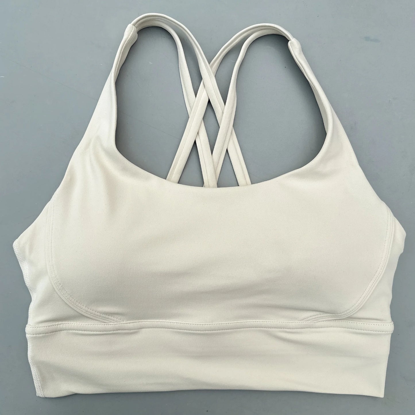 ApexFit Women’s Cross Back Sports Bra with Removable Pads | High Support Gym, Running & Yoga Top