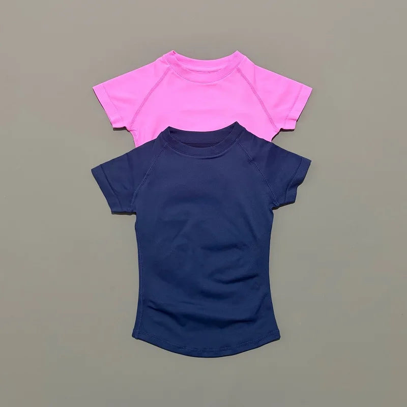 ApexFit Women’s Seamless Short Sleeve Sports Top | Breathable Gym, Running & Yoga Workout T-Shirt
