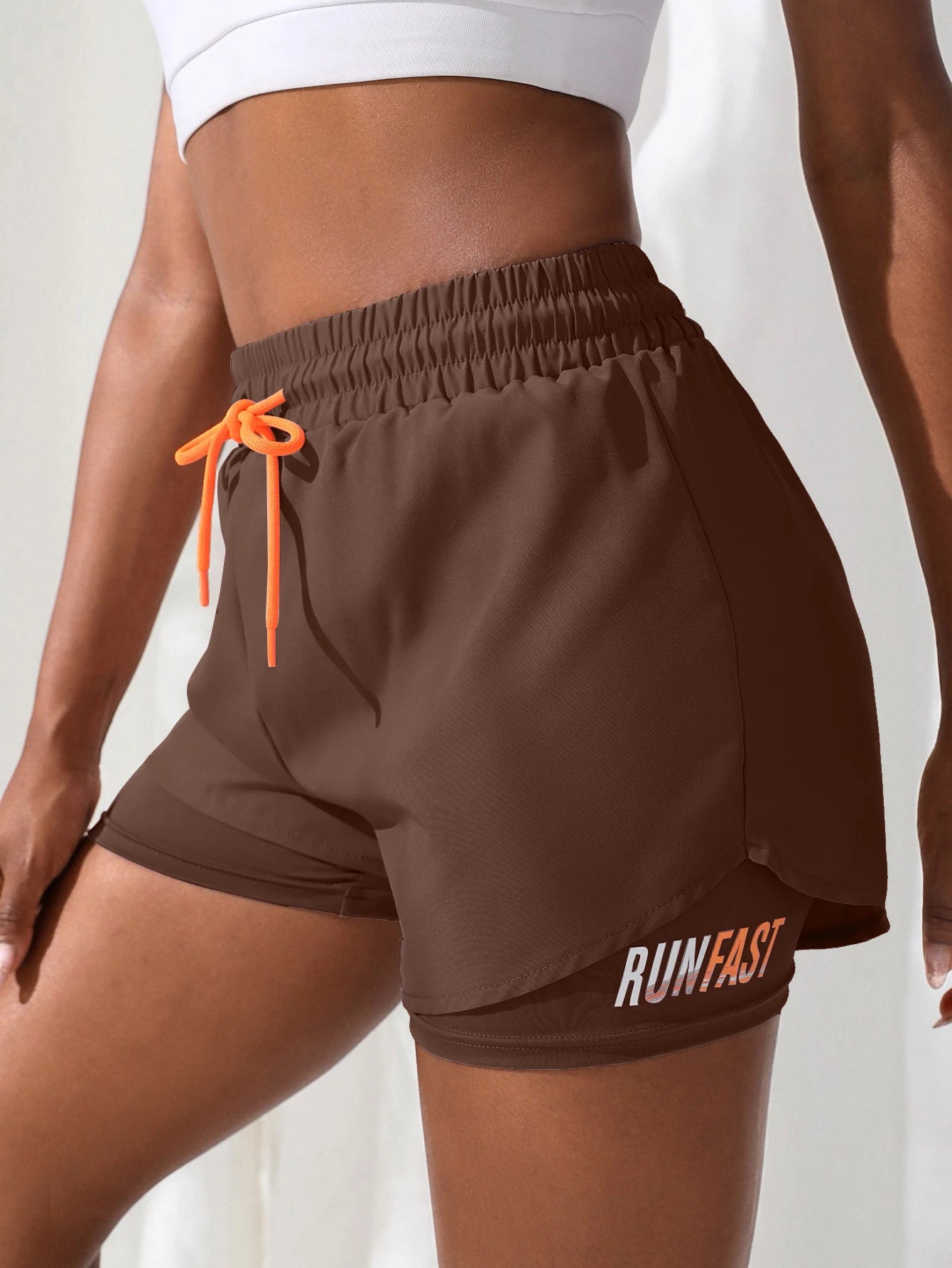 ApexFit Women’s High Waisted 2-in-1 Yoga Shorts | Running, Gym & Training Activewear Shorts