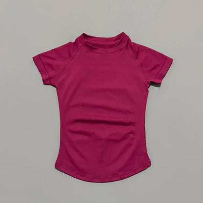 ApexFit Women’s Seamless Short Sleeve Sports Top | Breathable Gym, Running & Yoga Workout T-Shirt