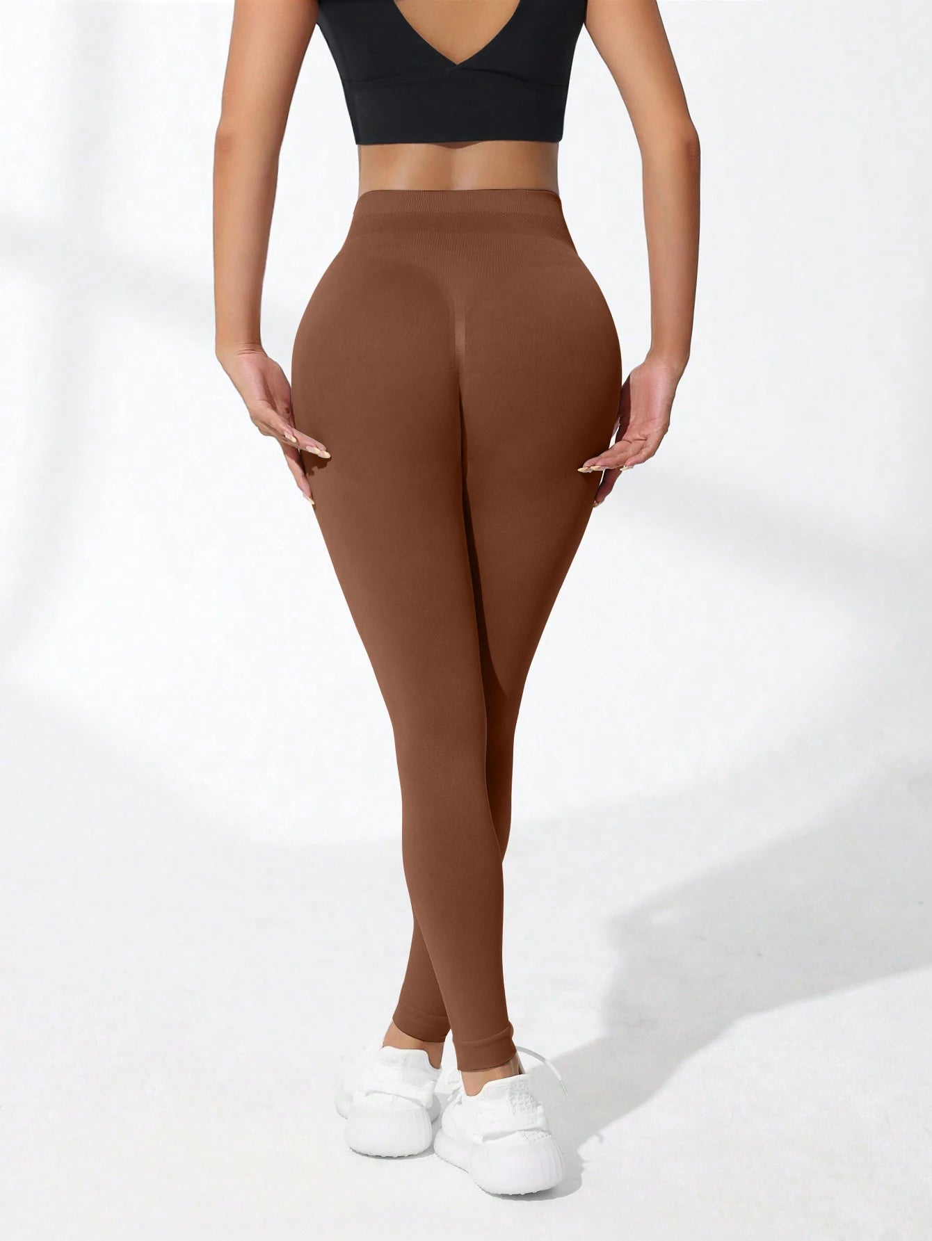 ApexFit Women’s Seamless High Waisted Yoga Leggings | Stretchy Breathable Gym & Workout Pants
