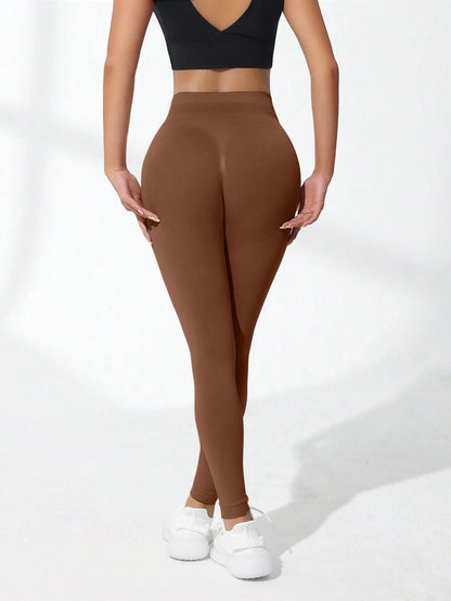 ApexFit Women’s Seamless High Waisted Yoga Leggings | Stretchy Breathable Gym & Workout Pants