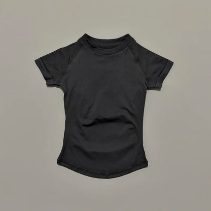 ApexFit Women’s Seamless Short Sleeve Sports Top | Breathable Gym, Running & Yoga Workout T-Shirt