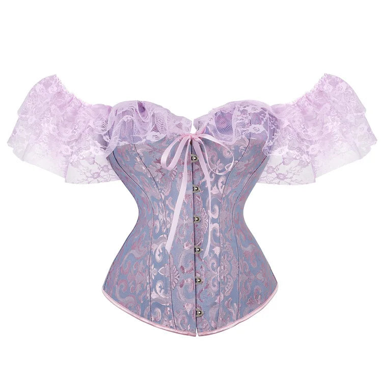 Pink Lace Overbust Corset | ApexFit