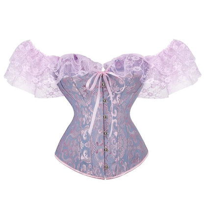 Pink Lace Overbust Corset | ApexFit