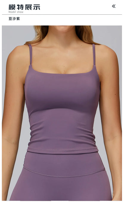ApexFit Women’s Cross Back Sports Tank Top | Breathable Gym, Running & Yoga Workout Vest