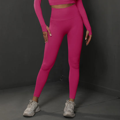 ApexFit Women’s Seamless High Waisted Gym Leggings | Stretchy Yoga & Fitness Workout Pants