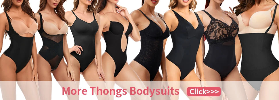 ApexFit SteelBone™ Full Body Shaper — Thong Bodysuit with Tummy Control & Back Support
