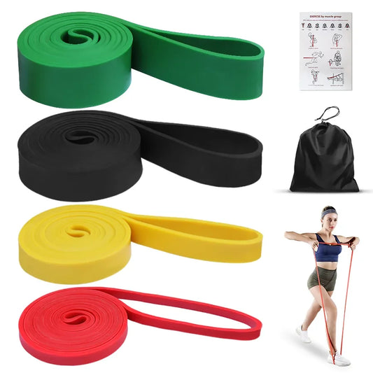 Exercise Elastic Resistance Band Heavy Duty Fitness Band For Sport Strength Pull Up Assist Workout Pilates Band Equipment
