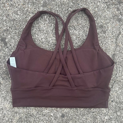 ApexFit Women’s Cross Back Sports Bra with Removable Pads | High Support Gym, Running & Yoga Top