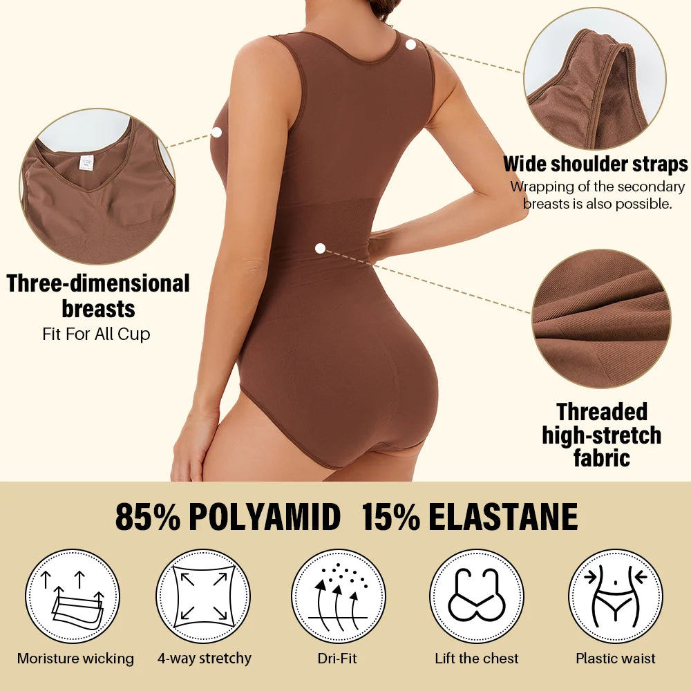 Seamless Tummy Control Bodysuit | ApexFit