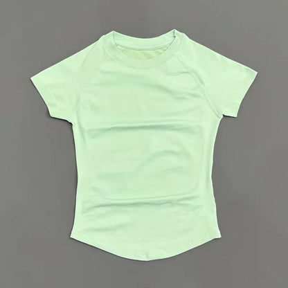 ApexFit Women’s Seamless Short Sleeve Sports Top | Breathable Gym, Running & Yoga Workout T-Shirt