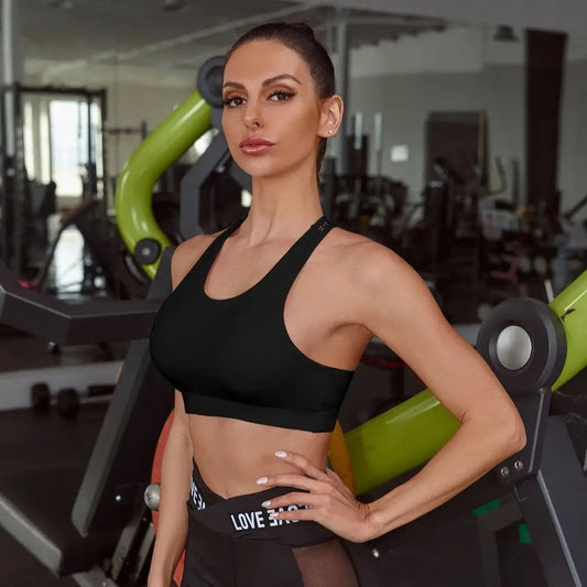 ApexFit Women’s Sports Bra with Removable Cups | Fitness Crop Top for Gym, Yoga, Running & Workouts