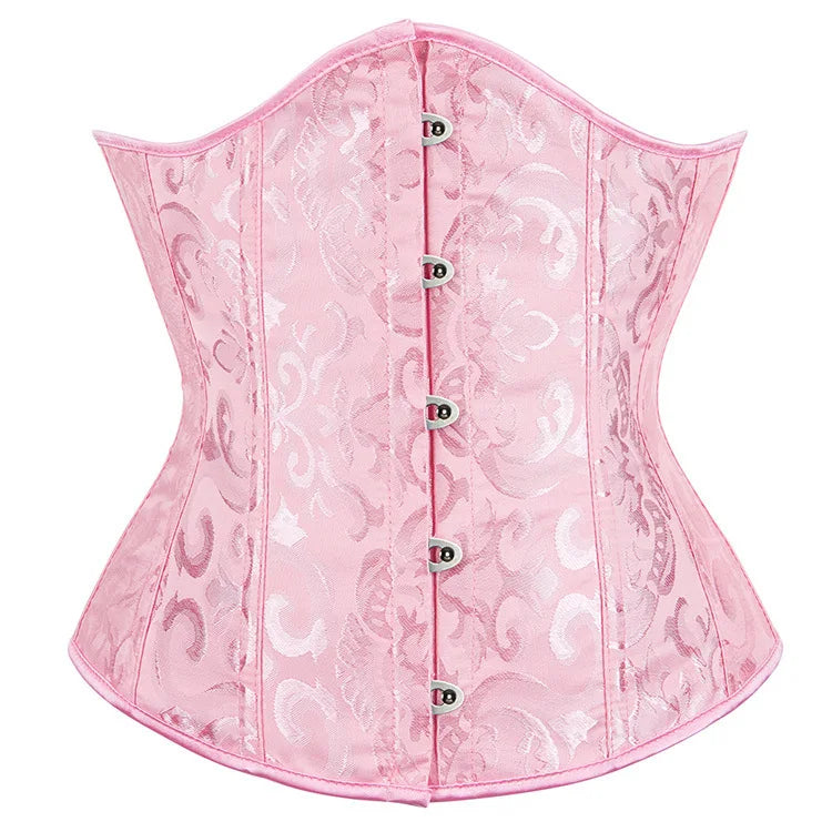 Pink Lace Overbust Corset | ApexFit