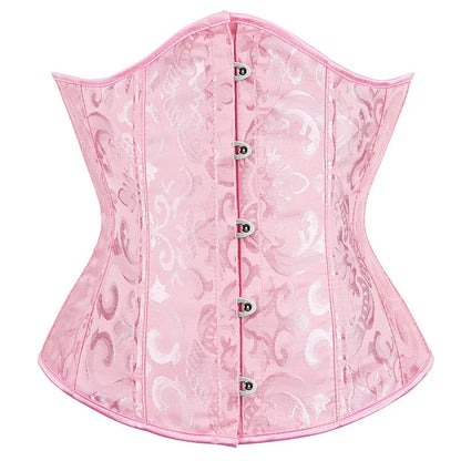 Pink Lace Overbust Corset | ApexFit